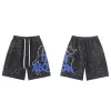 Godspeed Sweat Shorts #8675 Black/Blue