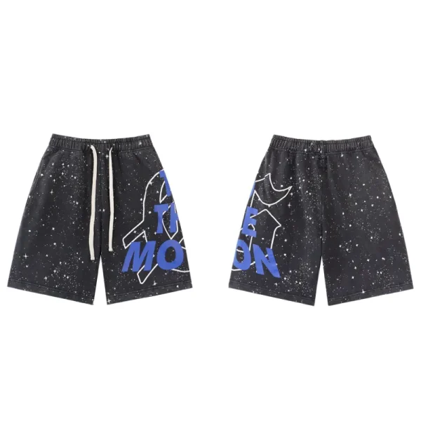 Godspeed Sweat Shorts #8675 Black/Blue