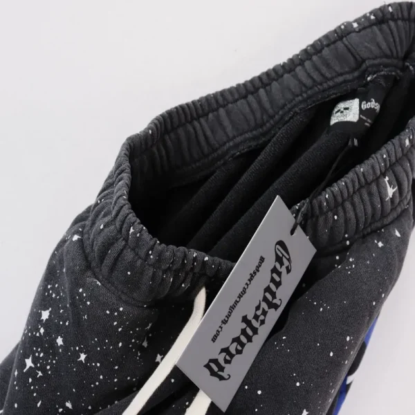 Godspeed Sweat Shorts #8675 Black/Blue