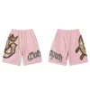 Godspeed Sweat Shorts #8678 Black/Pink