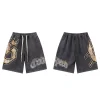 Godspeed Sweat Shorts #8678 Black/Pink