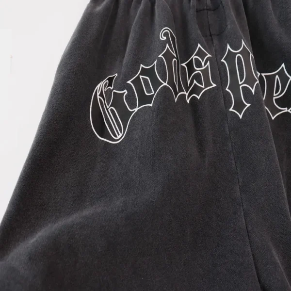 Godspeed Sweat Shorts #8679 Black/Blue