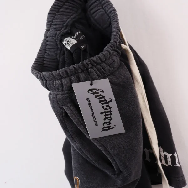 godspeed_sweat_shorts__8771_black_blue_1CFBD74915F10 Godspeed Sweat Shorts #8771 Black/Blue