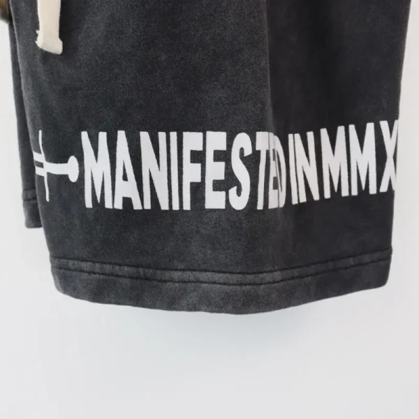 Godspeed Sweat Shorts #8775 Black/Blue/Pink