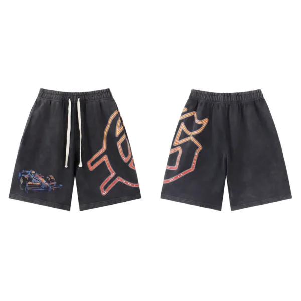 Godspeed Sweat Shorts #8776 Black/Blue