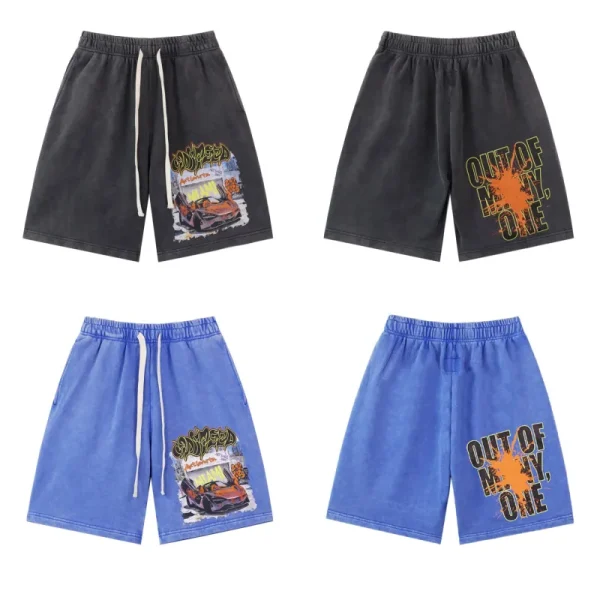 Godspeed Sweat Shorts #8780 Black/Blue Godspeed Sweat Shorts #8780 Black/Blue