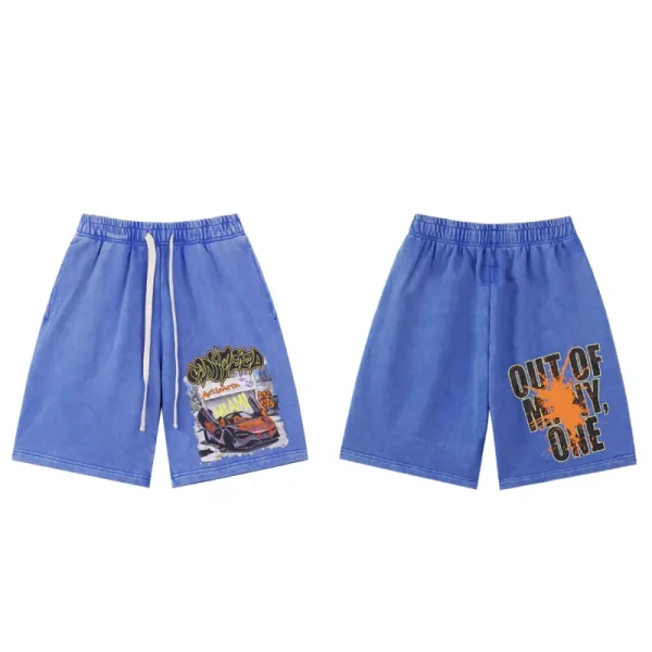 godspeed_sweat_shorts__8780_black_blue_1CFBD82C5E01C Godspeed Sweat Shorts #8780 Black/Blue