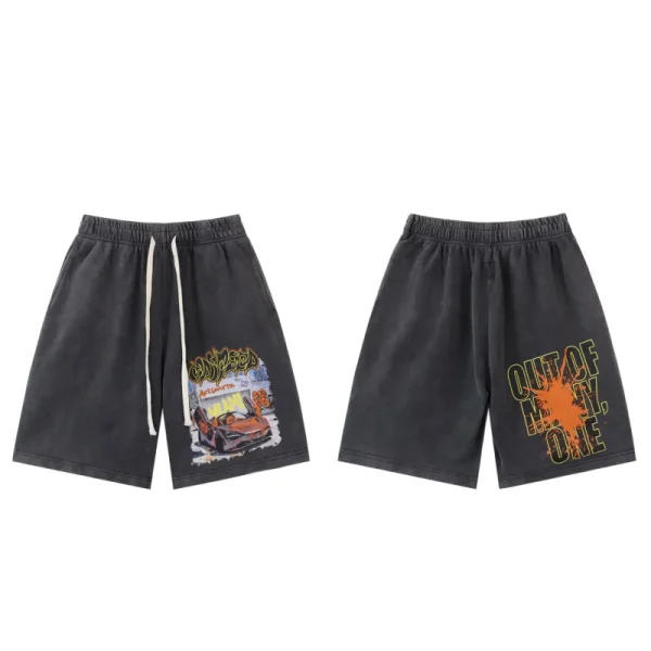 godspeed_sweat_shorts__8780_black_blue_1CFBD8324491F Godspeed Sweat Shorts #8780 Black/Blue