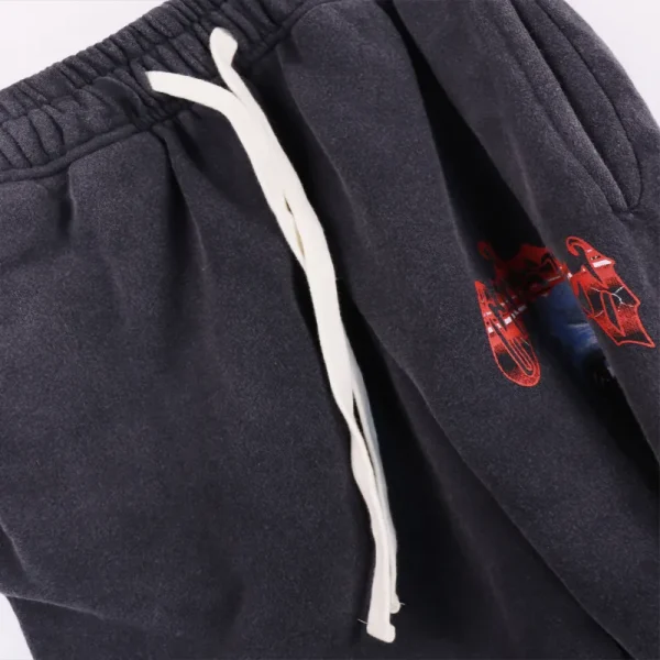 Godspeed Sweat Shorts #8781 Black/Pink