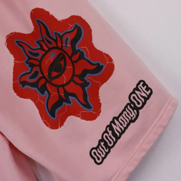 Godspeed Sweat Shorts #8781 Black/Pink