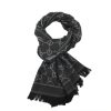 Gucci knitted bassel scarf black Gucci knitted bassel scarf black