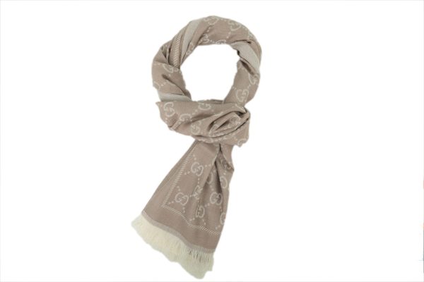 Gucci Knitted Bassel Scarf Khaki Gucci Knitted Bassel Scarf Khaki