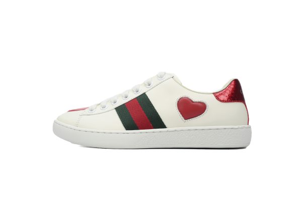 Gucci Ace Embroidered Hearts Gucci Ace Embroidered Hearts