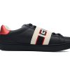 _gucci_ace_stripe_leather__black__1B4A2C0AF0217 Gucci Ace Stripe Leather 'Black'