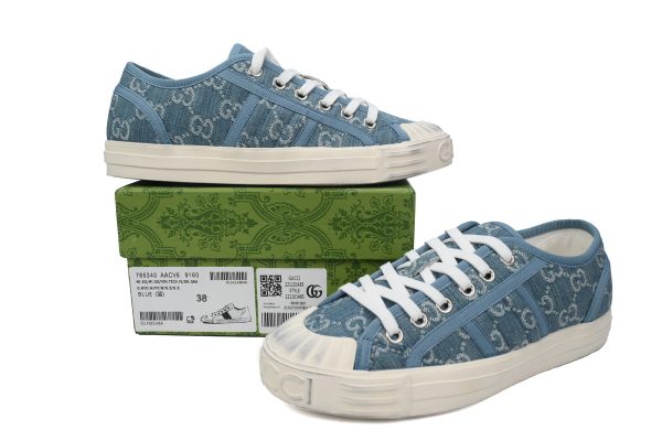 Gucci canvas shoes shell  Blue