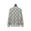 Gucci Classic Double G Jacquard Sweater White Gucci Classic Double G Jacquard Sweater White