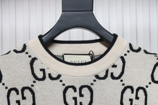 gucci_classic_double_g_jacquard_sweater_white_1B602C0AB961E Gucci Classic Double G Jacquard Sweater White