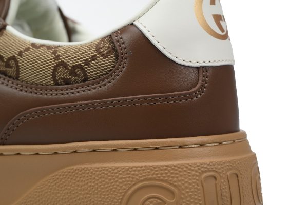 gucci_gg_embossed_low_top_brown_1B4A2A78D1D18 Gucci GG Embossed low-top Brown
