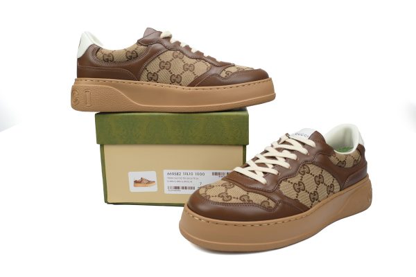 gucci_gg_embossed_low_top_brown_1B4A2A7B54817 Gucci GG Embossed low-top Brown