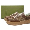 gucci_gg_embossed_low_top_brown_1B4A2A7BCF617 Gucci GG Embossed low-top Brown