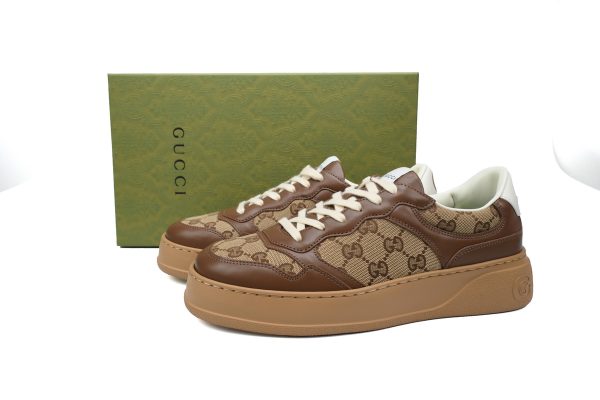 gucci_gg_embossed_low_top_brown_1B4A2A7BCF617 Gucci GG Embossed low-top Brown