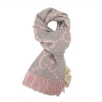Gucci Knitted  Bassel Scarf   Big Pink