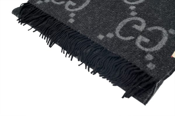 __gucci_knitted__bassel_scarf___dark__black_1D185B8D5741C Gucci Knitted Bassel Scarf Dark Black