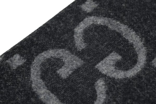 __gucci_knitted__bassel_scarf___dark__black_1D185B8E67F1D Gucci Knitted Bassel Scarf Dark Black