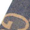 gucci_knitted__bassel_scarf__dark_brown_blue_1D185A778DD10 Gucci Knitted Bassel Scarf Dark Brown-Blue