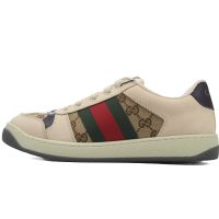 Gucci Screener Beige Ebony GG Canvas Gucci Screener Beige Ebony GG Canvas