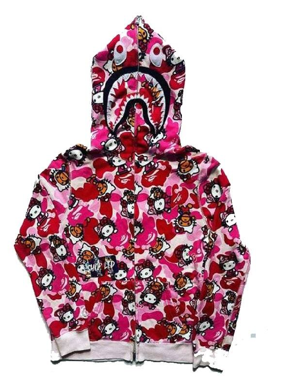 Hello Kitty Bape Pink Hoodie
