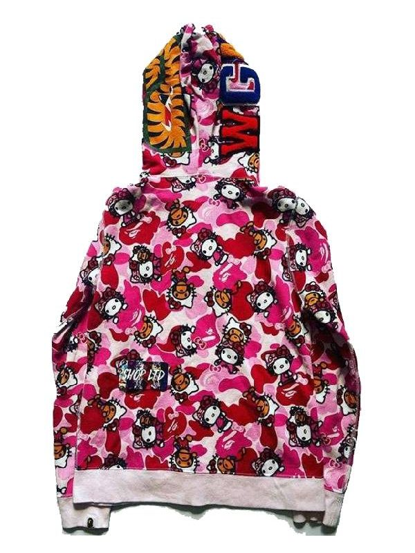 Hello Kitty Bape Pink Hoodie