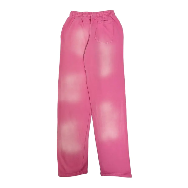 HELLSTAR  Flame Sweatpants Pink Grey