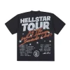 Hellstar Biker Tour T-Shirt Faded Black