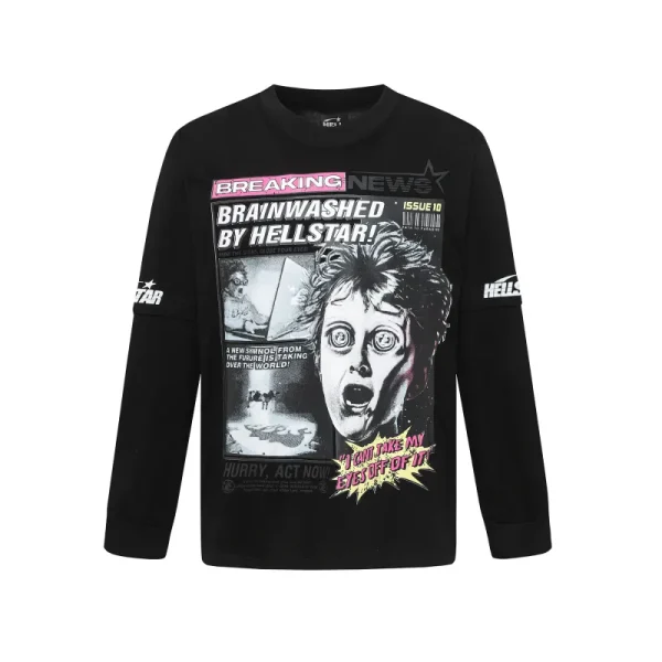 hellstar_breaking_news_long_sleeve_t_shirt_d3232_black_white_1D0E508138B19 Hellstar Breaking News Long-Sleeve T-Shirt D3232 Black/White