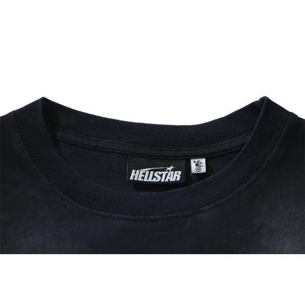 Hellstar Christ Long-Sleeve T-Shirt #652 Washed Black