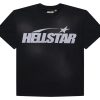 Hellstar Classic Glitter Logo T-shirt Black