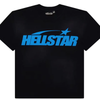 Hellstar Classic T-shirt Black/Blue