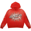 Hellstar Records Hoodie Red pk0218 Hellstar Records Hoodie Red pk0218