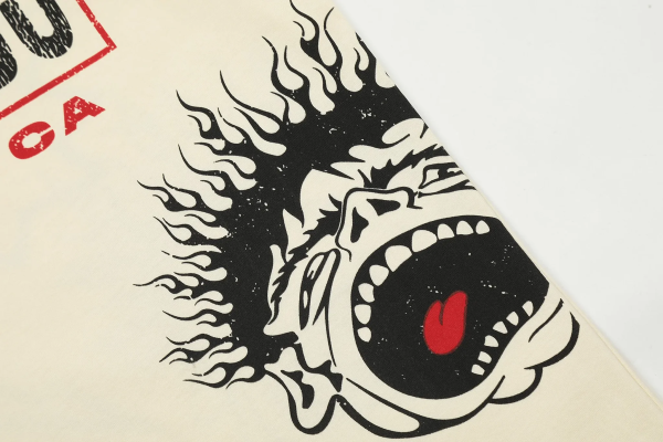 Hellstar Records T-shirt Off-White