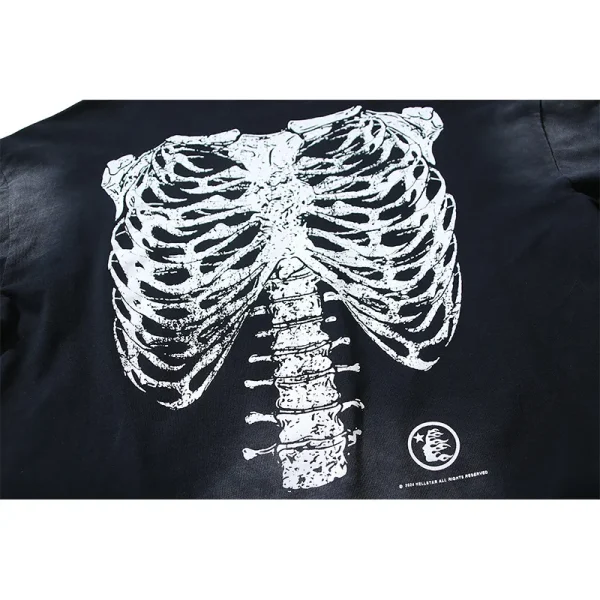 Hellstar Skeleton Long-Sleeve T-Shirt #699 Black