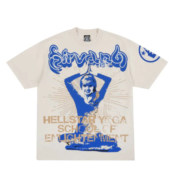 Hellstar Studios Yoga Cream Tee Hellstar Studios Yoga Cream Tee