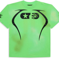 Hellstar Warm Up T-shirt Neon Green Hellstar Warm Up T-shirt Neon Green