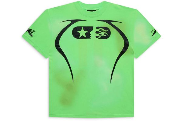 Hellstar Warm Up T-shirt Neon Green