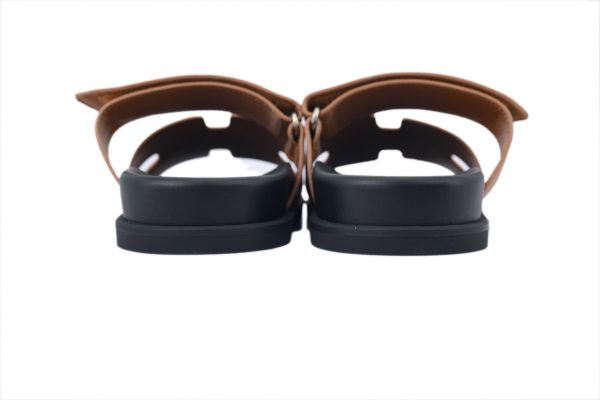 hermes_flat_flip_flops_brown_1C5DCB6B1841A Hermes Flat Flip Flops Brown