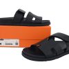 hermes_flat_slippers_black_1C5DCC2F94C1A Hermes Flat Slippers Black