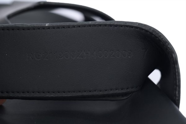 hermes_flat_slippers_black_1C5DCC3001F1E Hermes Flat Slippers Black