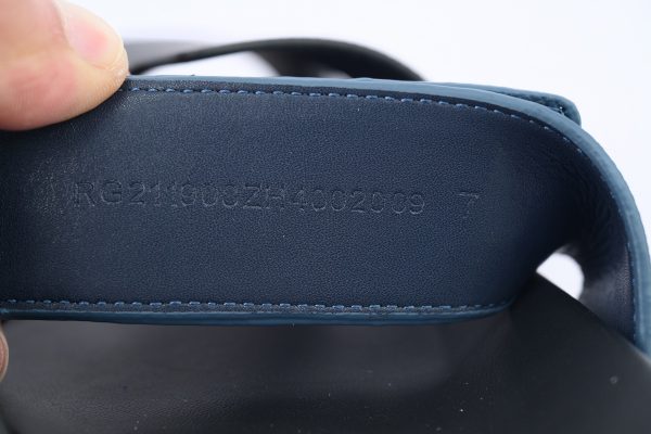 hermes_flat_slippers_black_blue_1C5DCB28C5F1C Hermes Flat Slippers Black Blue