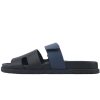 Hermes Flat Slippers Black Blue Hermes Flat Slippers Black Blue