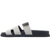 Hermes Flat Slippers Dark Gray Hermes Flat Slippers Dark Gray